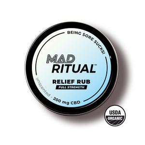Open image in slideshow, CBD Relief Rub - Unscented
