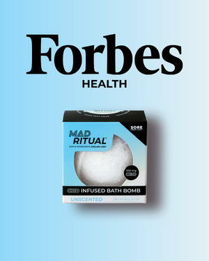 Mad Ritual recognized by Forbes Health as Best Full-Spectrum CBD Bath Bomb